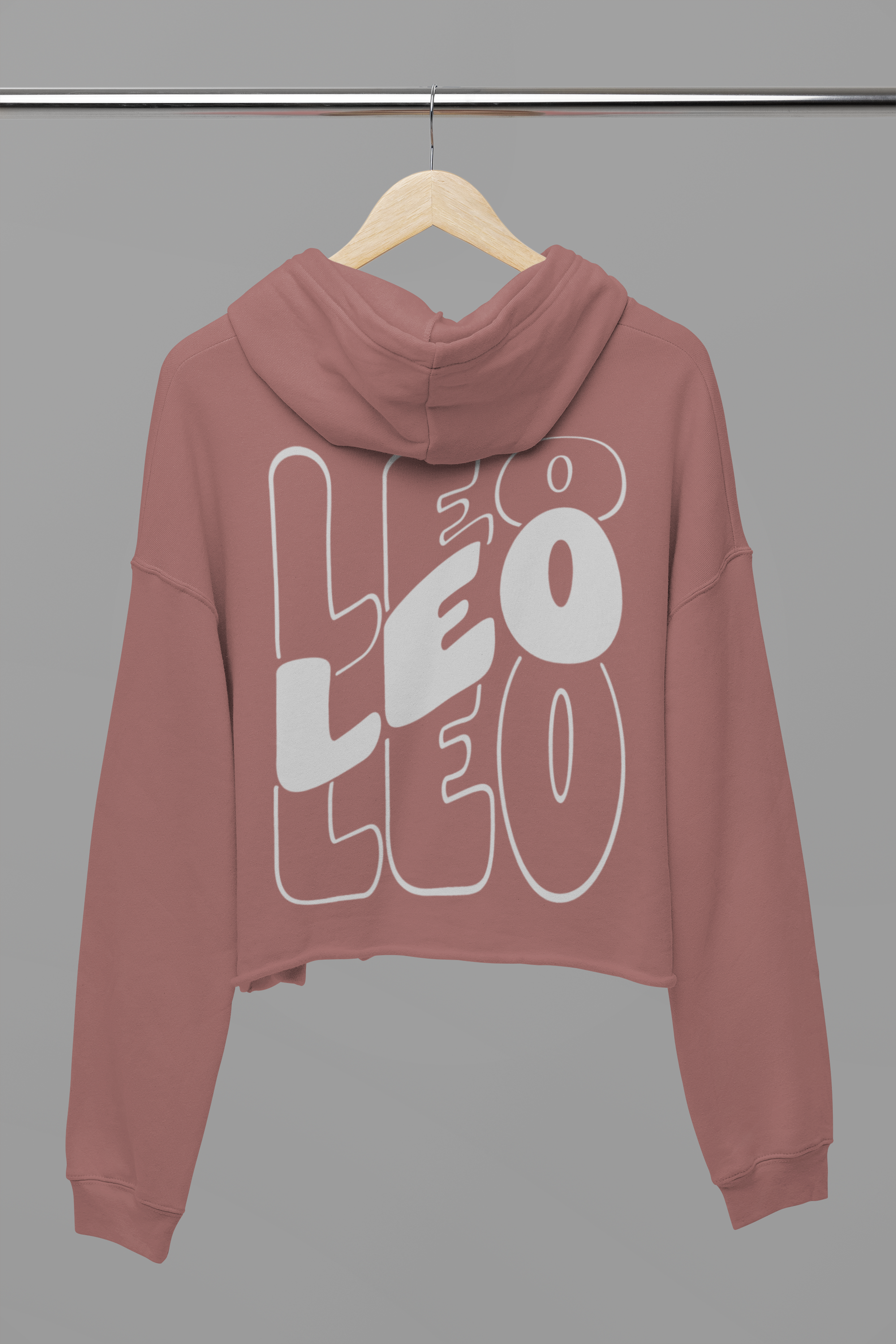 Star Wave Cropped Hoodie